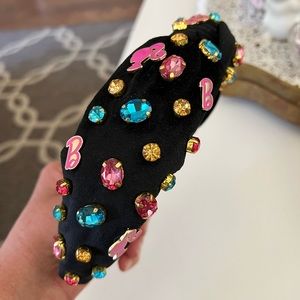 Lele Sadoughi x Barbie knotted headband